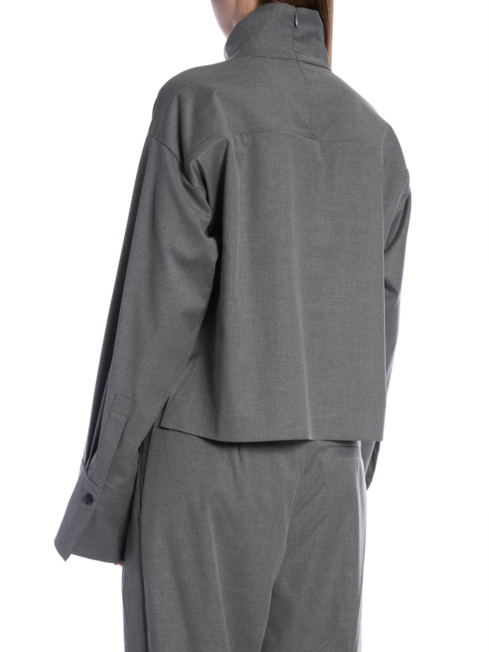 2NDDAY TOP 2ND FRANCISCA CLASSIC TAILORING DARK GREY MELANGE