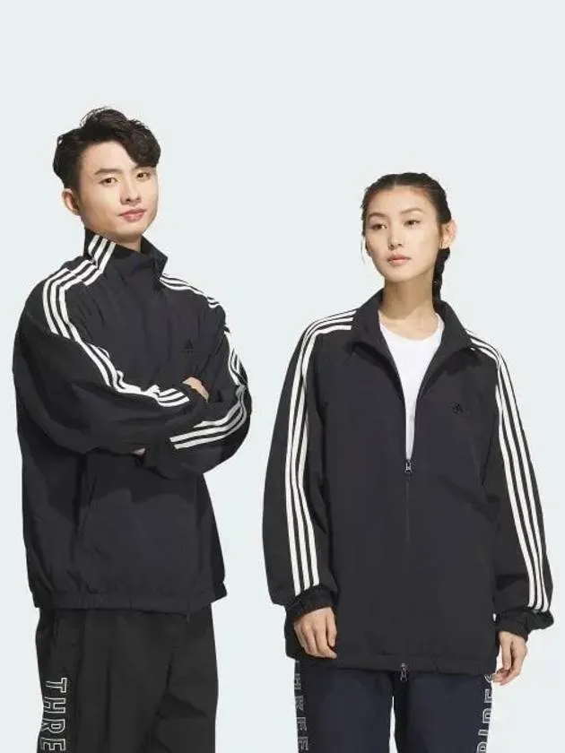 3S Woven Track Top Gender Neutral Black JI6646 687988