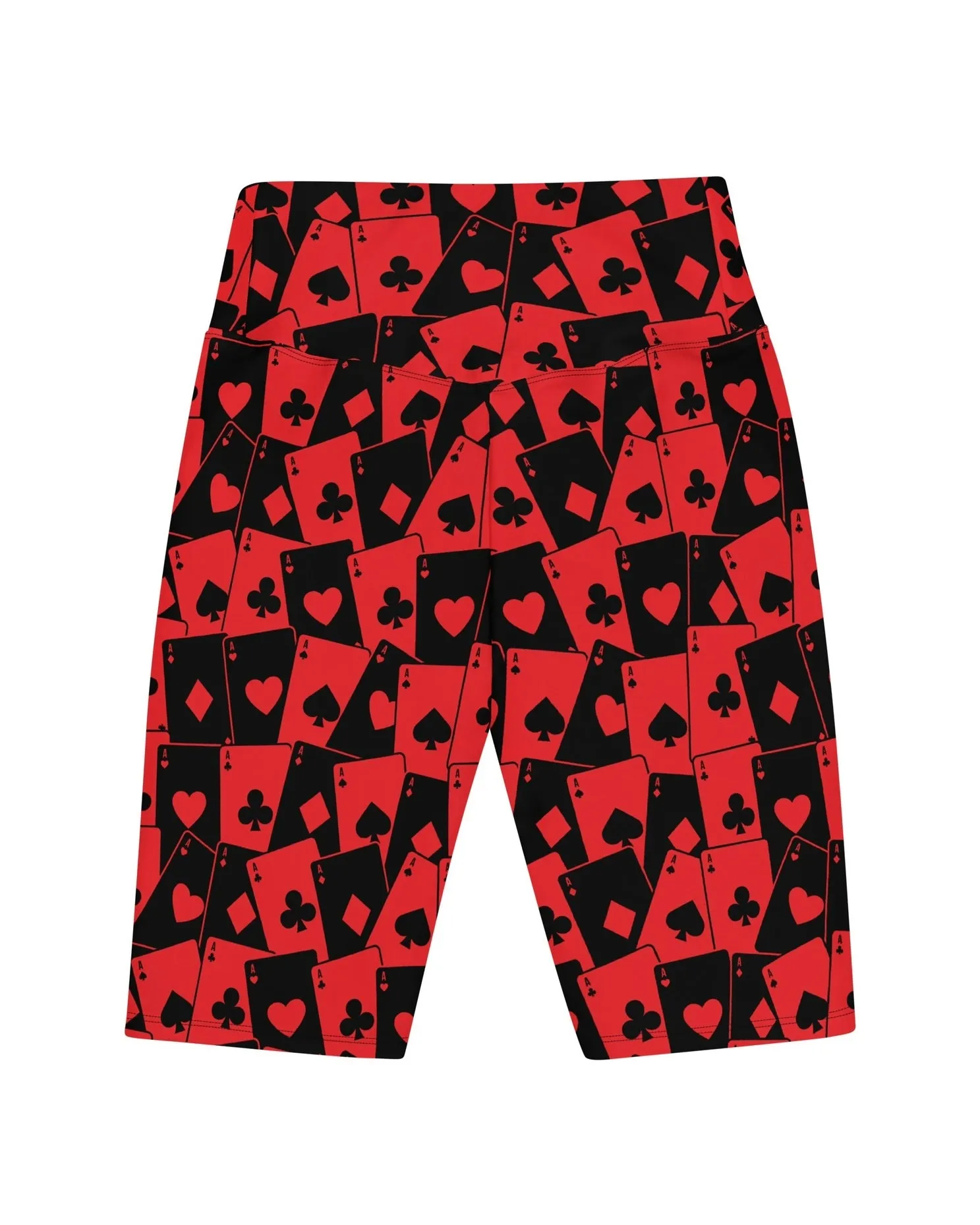 Ace Of Hearts Biker Shorts