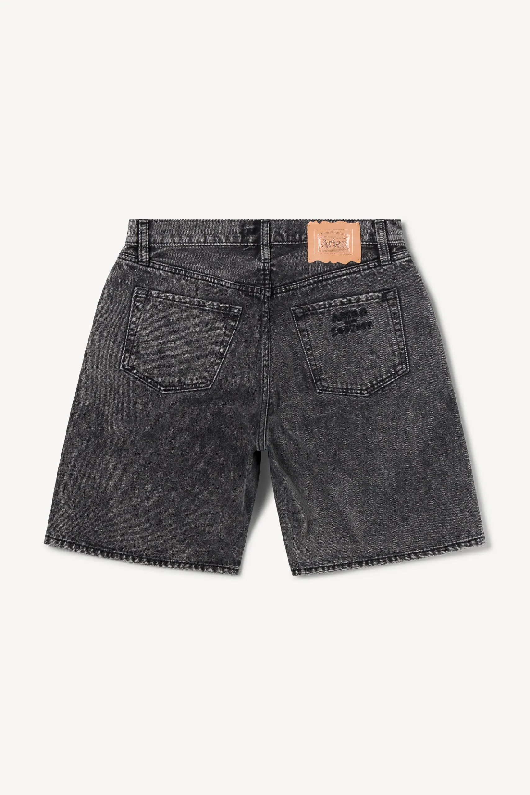 Acid Wash Denim Short