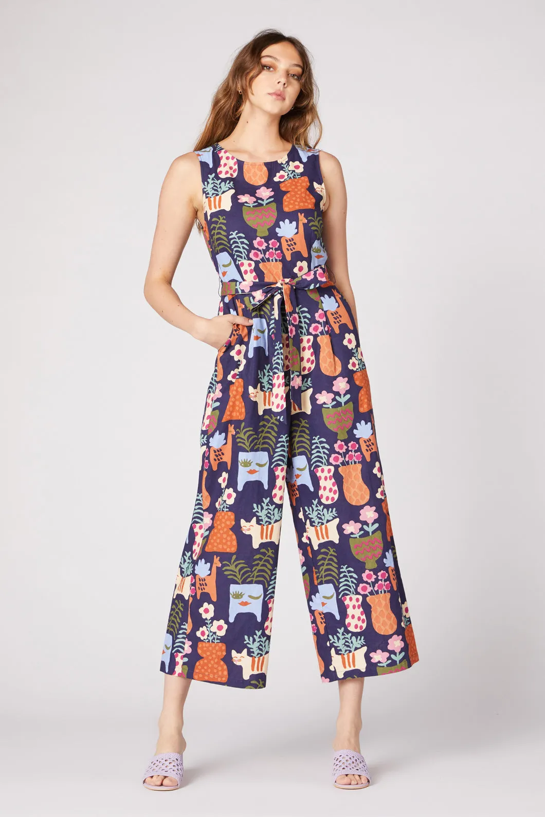 Adorable Plants Jumpsuit