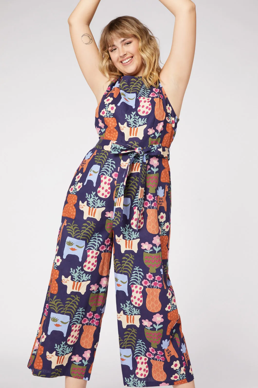 Adorable Plants Jumpsuit