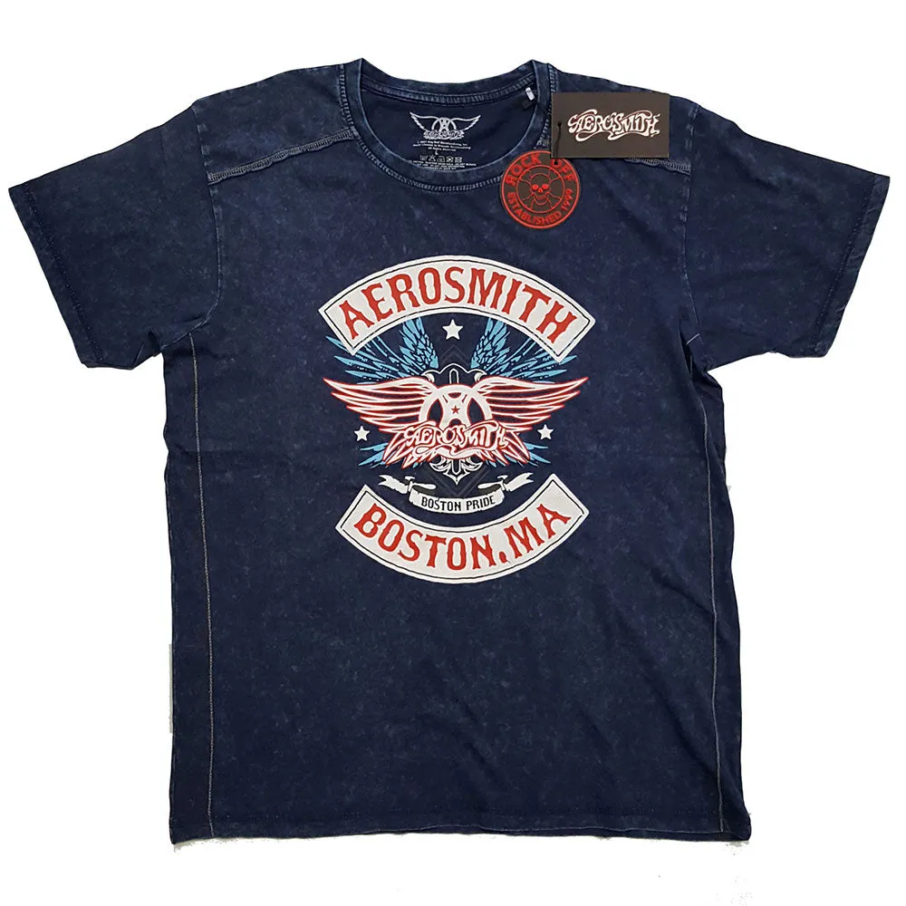 Aerosmith Boston Pride Blue T-Shirt