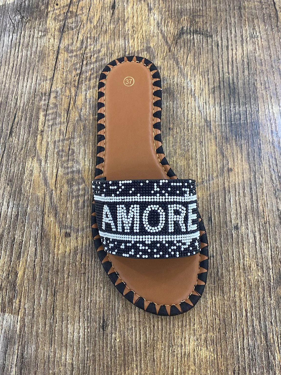 Amore Beaded Sandals