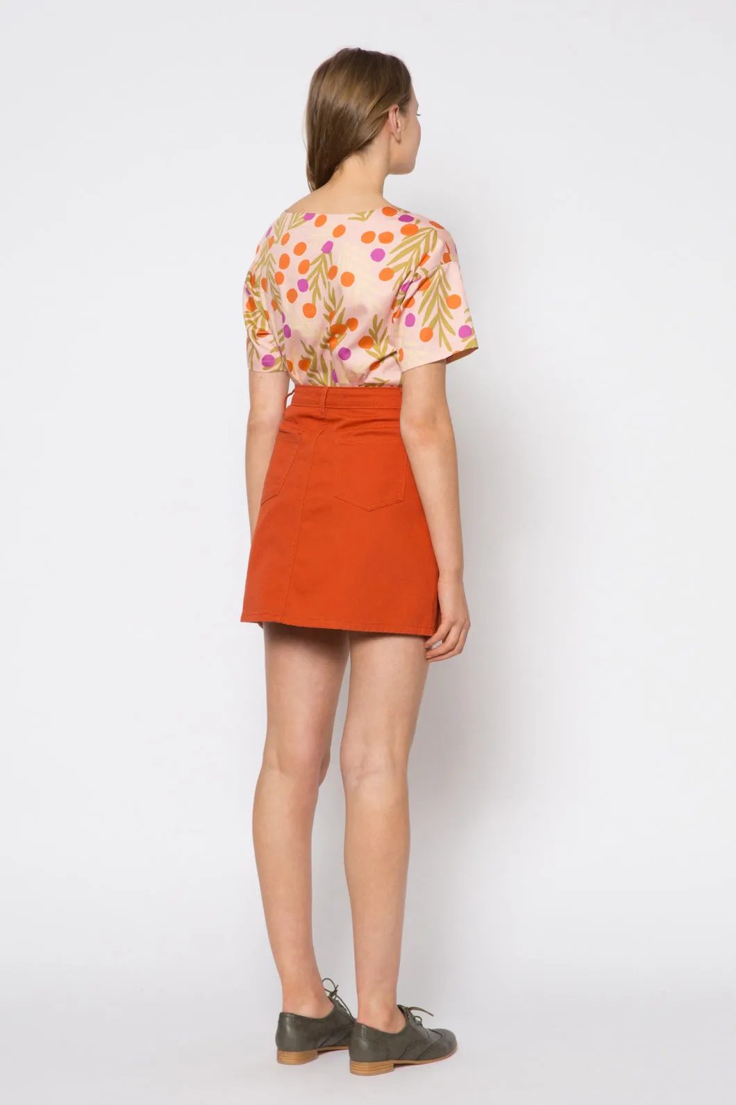 Astrid Drill Skirt