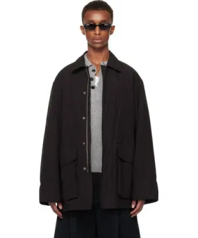 ATON Black Air Weather Field Coat