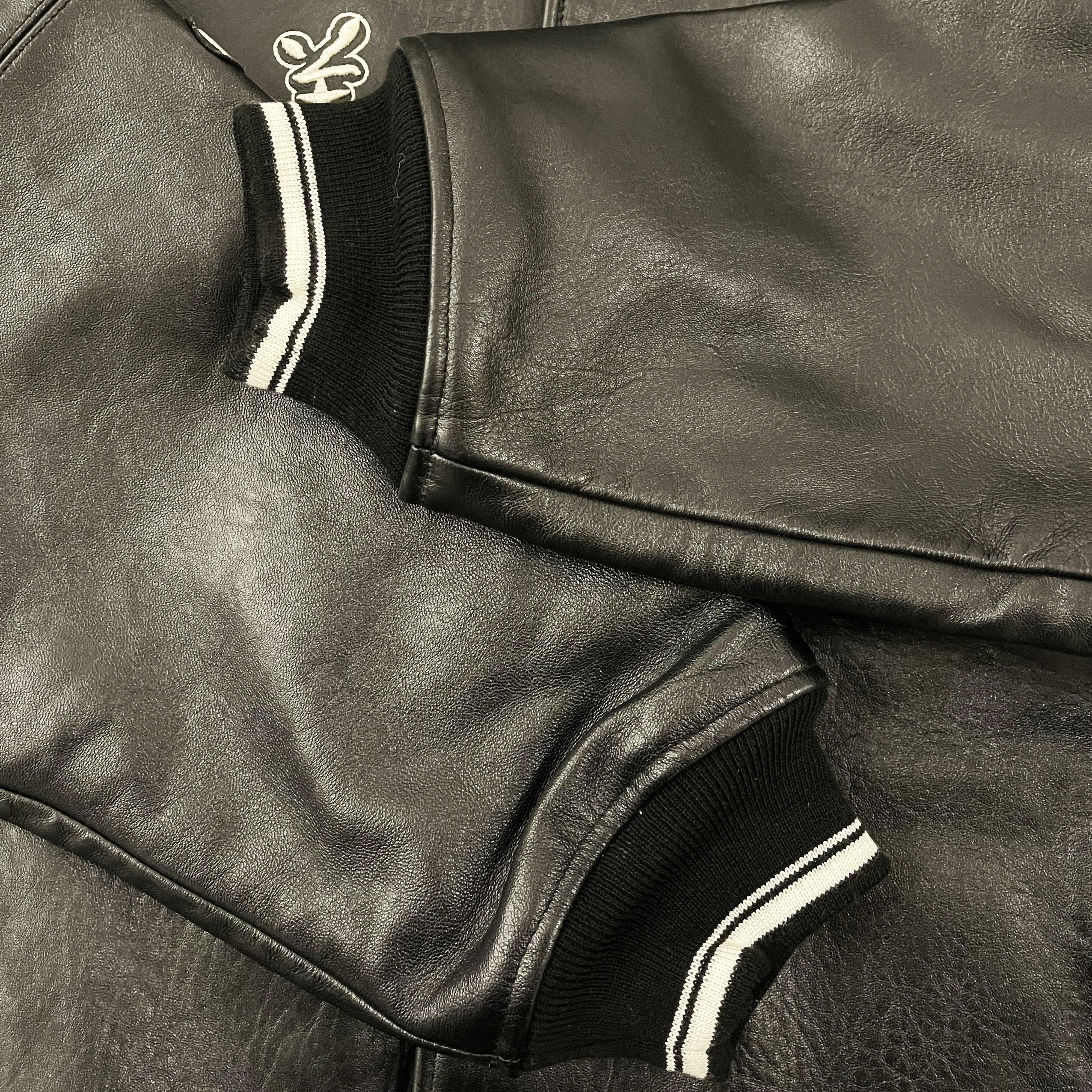 Avirex Grand Master Leather Varsity Jacket