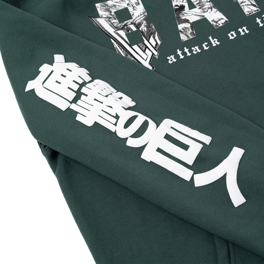 BAIT x Attack On Titan Men Titan BAIT Logo Hoody (green)