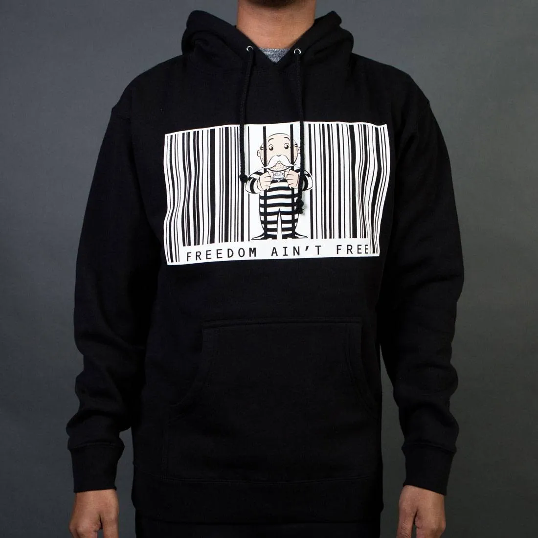 BAIT x Hasbro Monopoly Men Freedom Ain't Free Hoody (black)