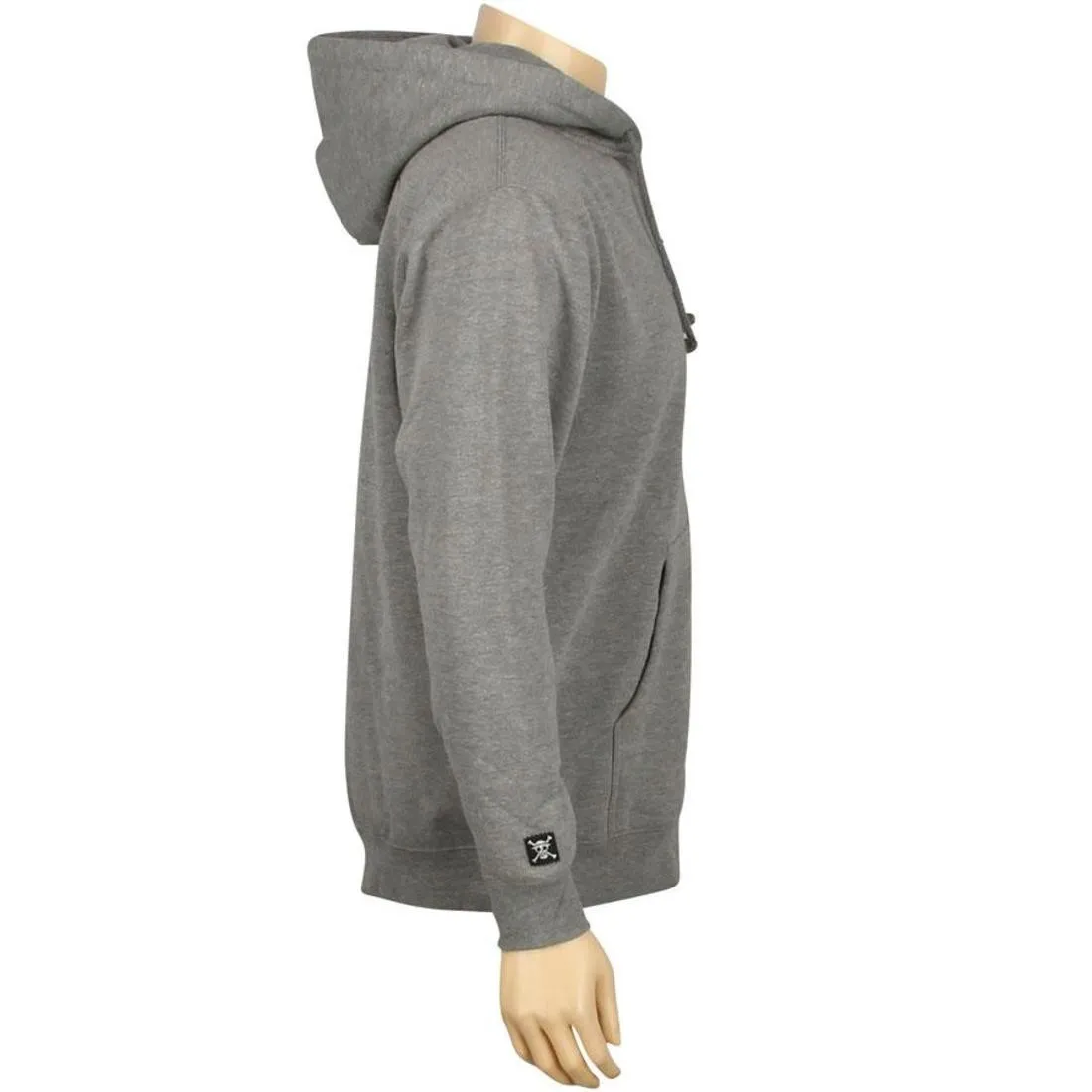 BAIT x One Piece Luffy Punch Zip Hoody (gunmetal heather)