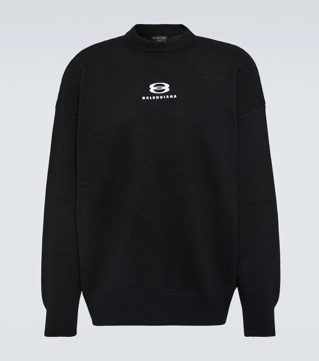 BALENCIAGA  |Unisex Wool Cashmere Street Style Long Sleeves Plain