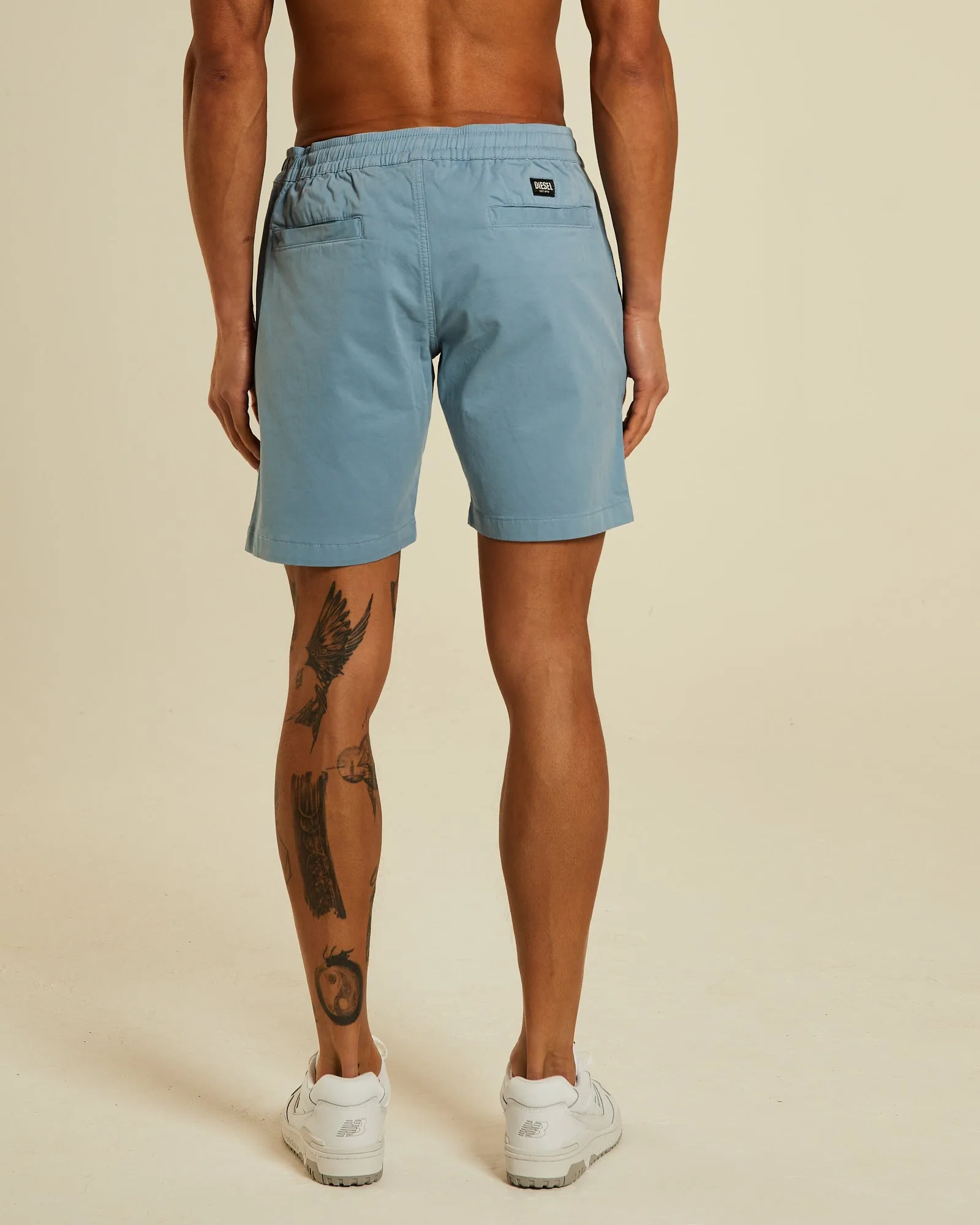 Barton Drawcord Short Pebble Blue