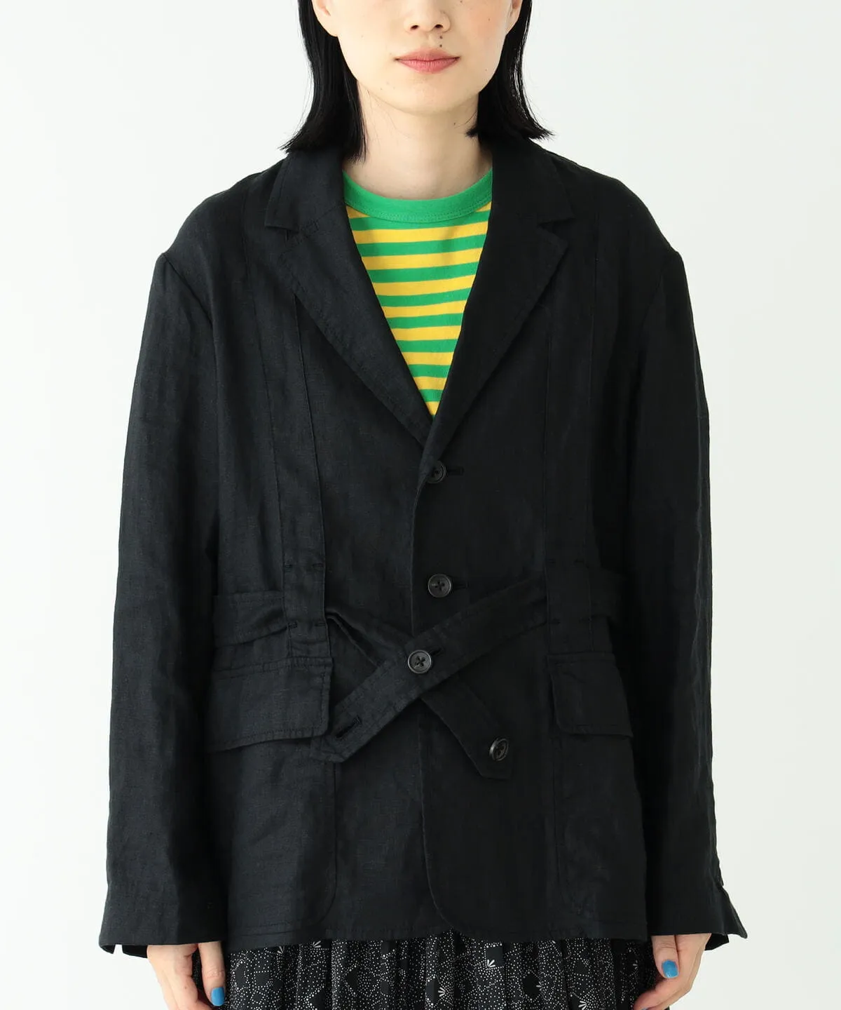 Beams Boy O.Li Norfolk JKT - Black