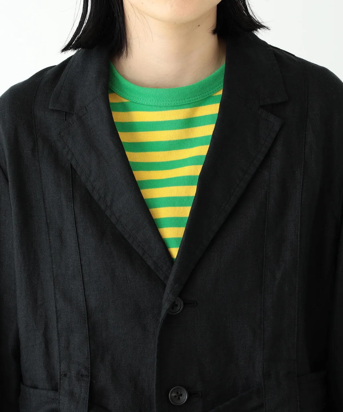 Beams Boy O.Li Norfolk JKT - Black