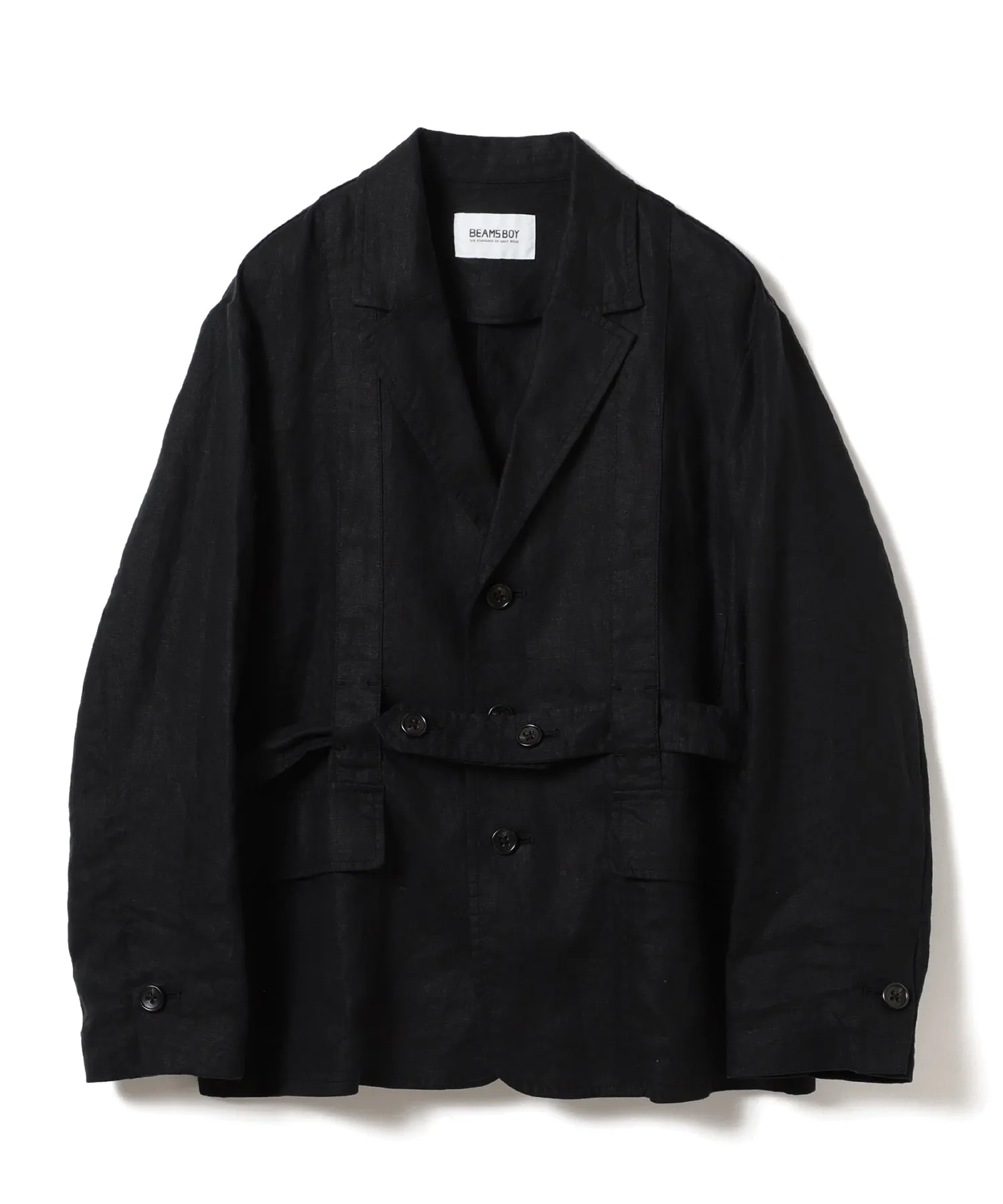 Beams Boy O.Li Norfolk JKT - Black