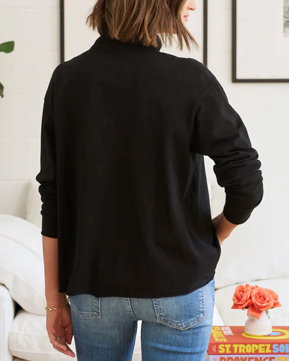 Black Patrick Popover Henley