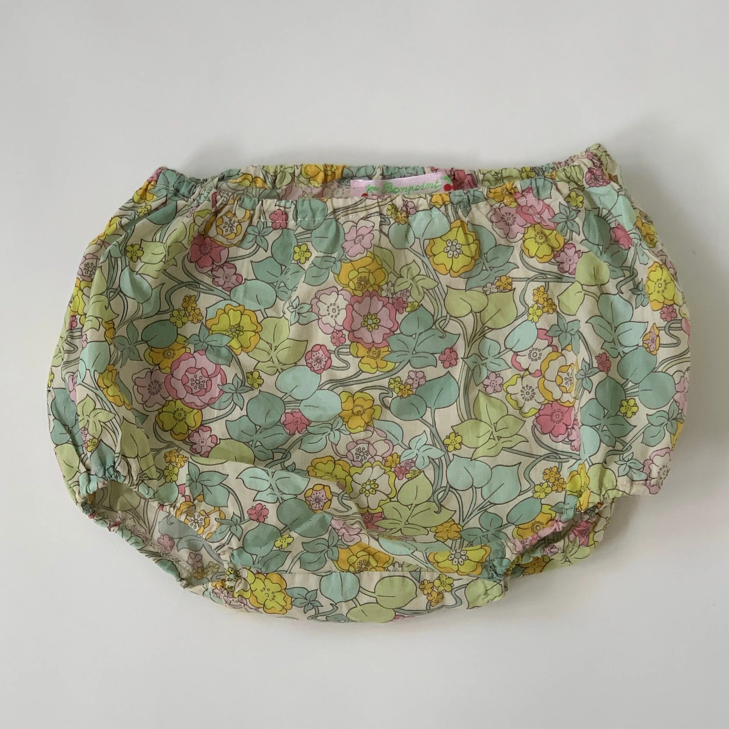 Bonpoint Green Liberty Print Bloomers: 2 Years