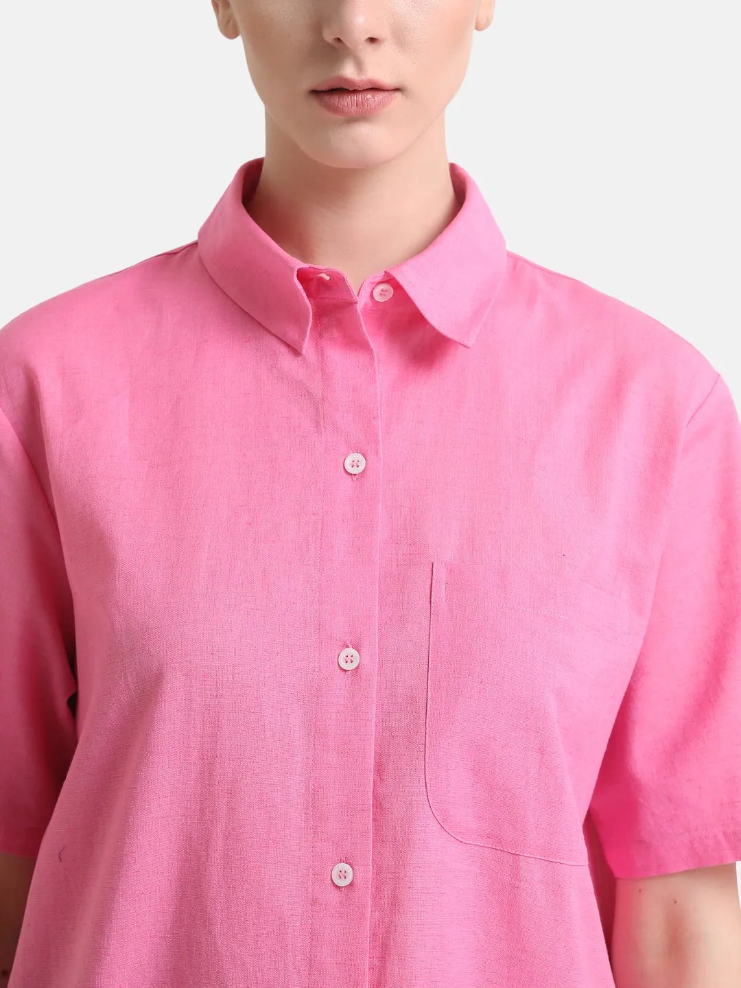 Boxy Fit Short Sleeves Shirt