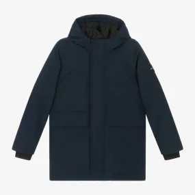 Boys Navy Blue Hooded Coat