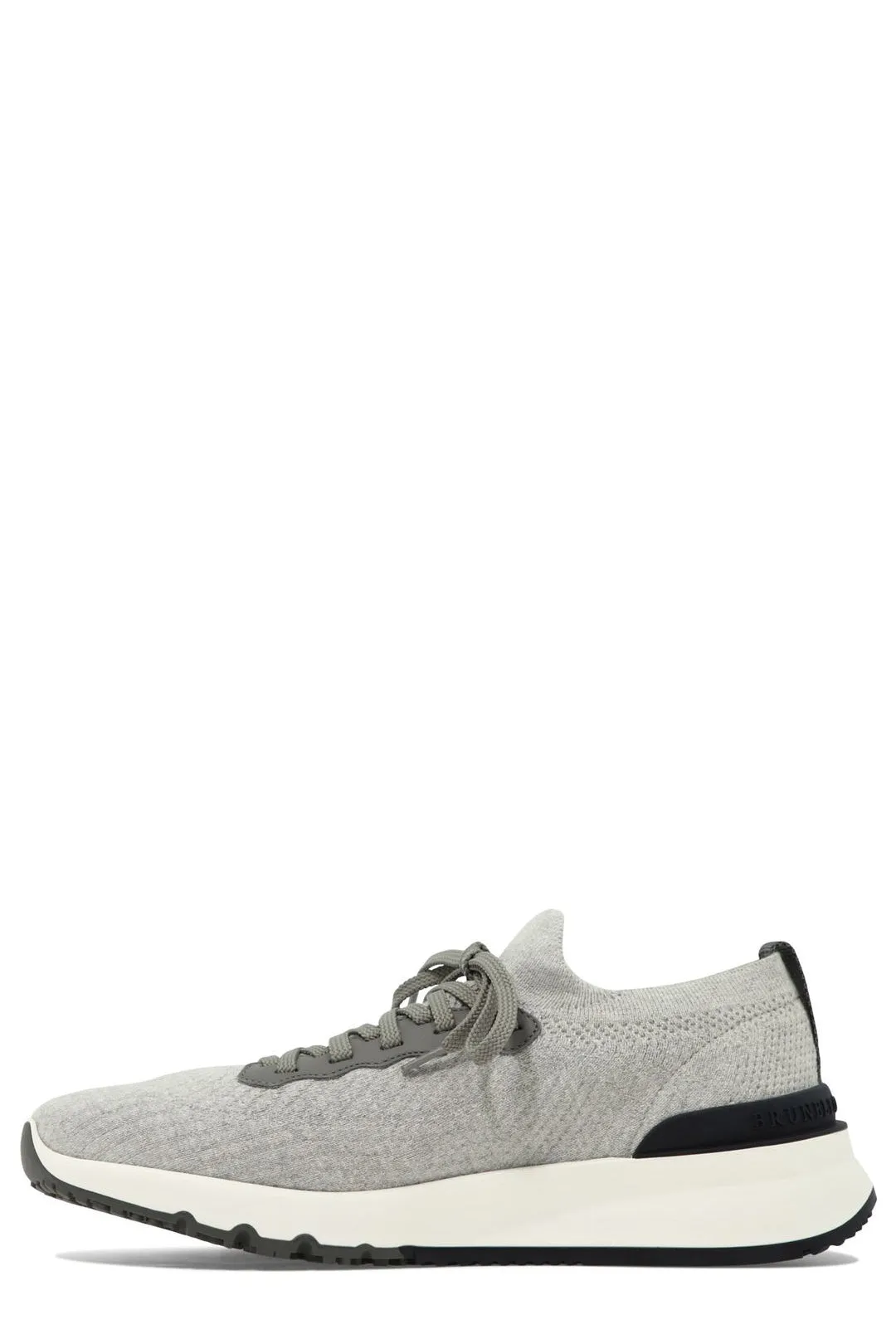 Brunello Cucinelli Knitted Lace-Up Sneakers