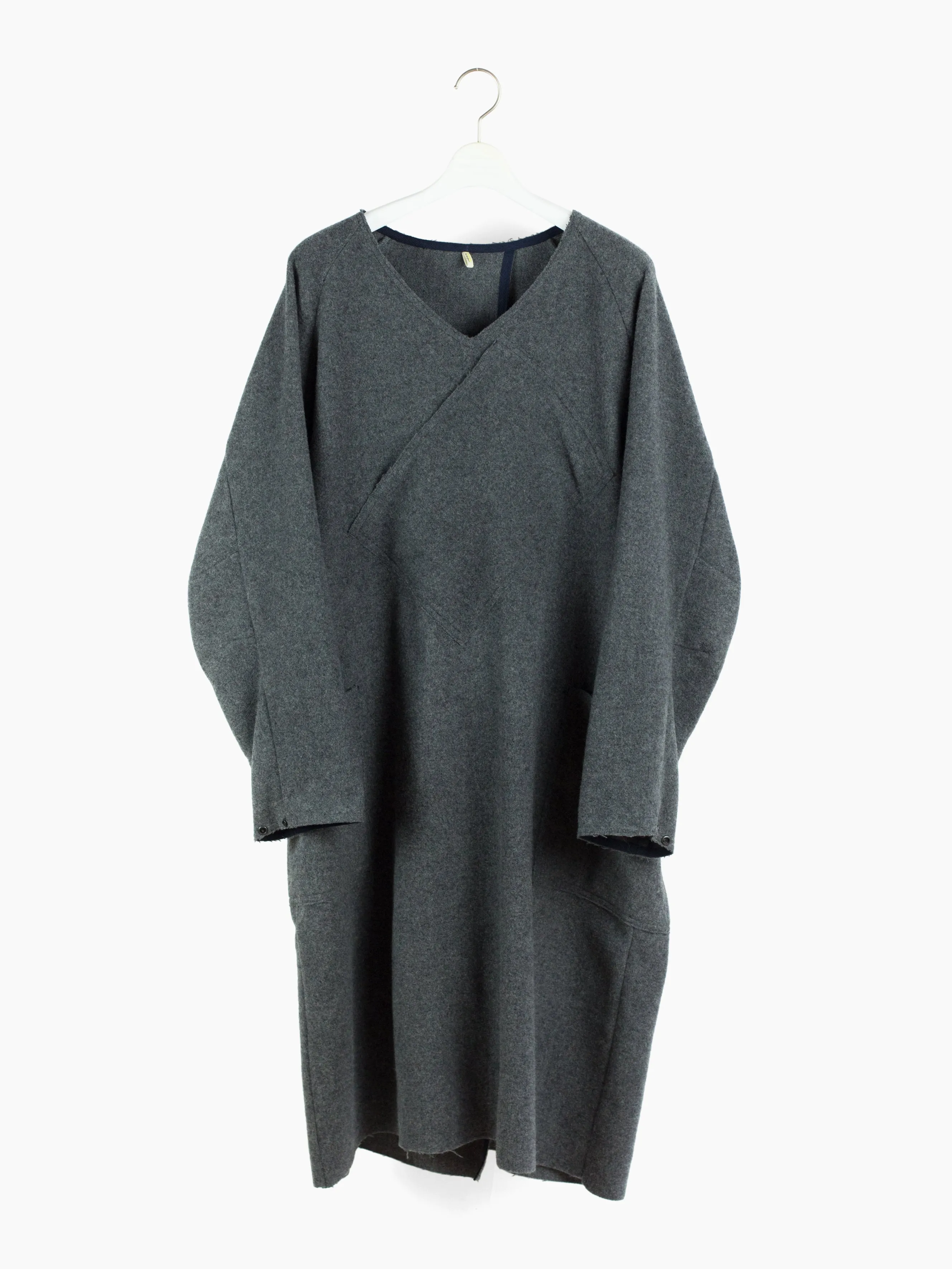 CCP.FM Grey Wool Apron Coat