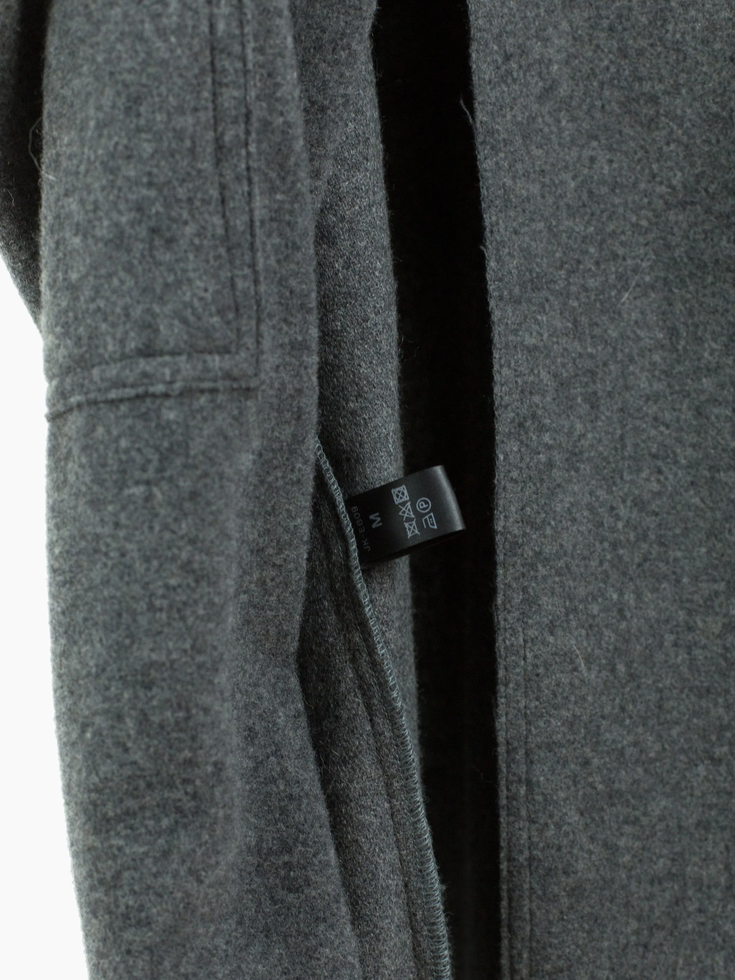 CCP.FM Grey Wool Apron Coat