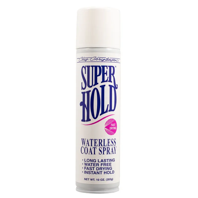 Chris Christensen Super Hold Waterless Coat Spray For Dogs, 10oz