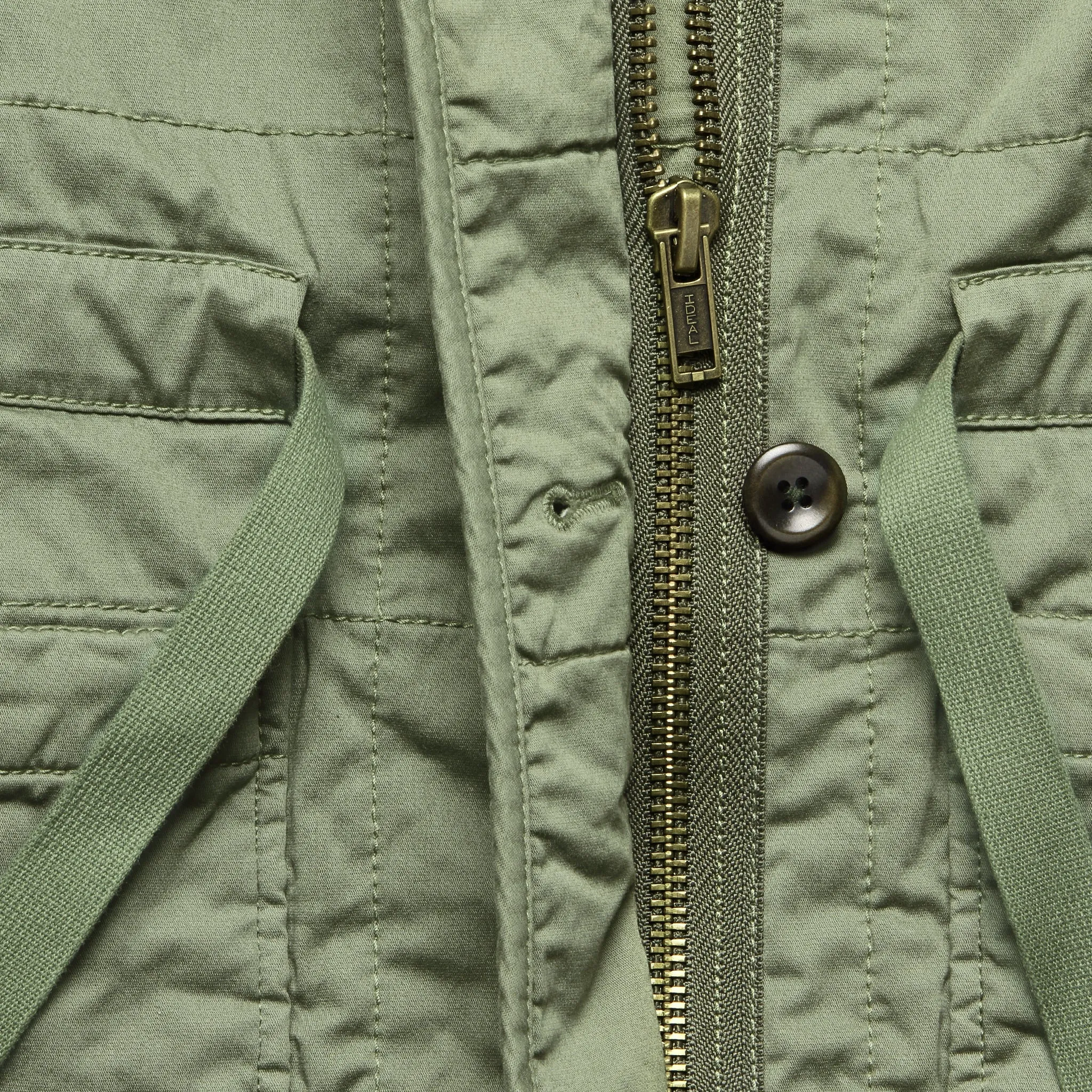 Christopher Quilted Coat - Military Green