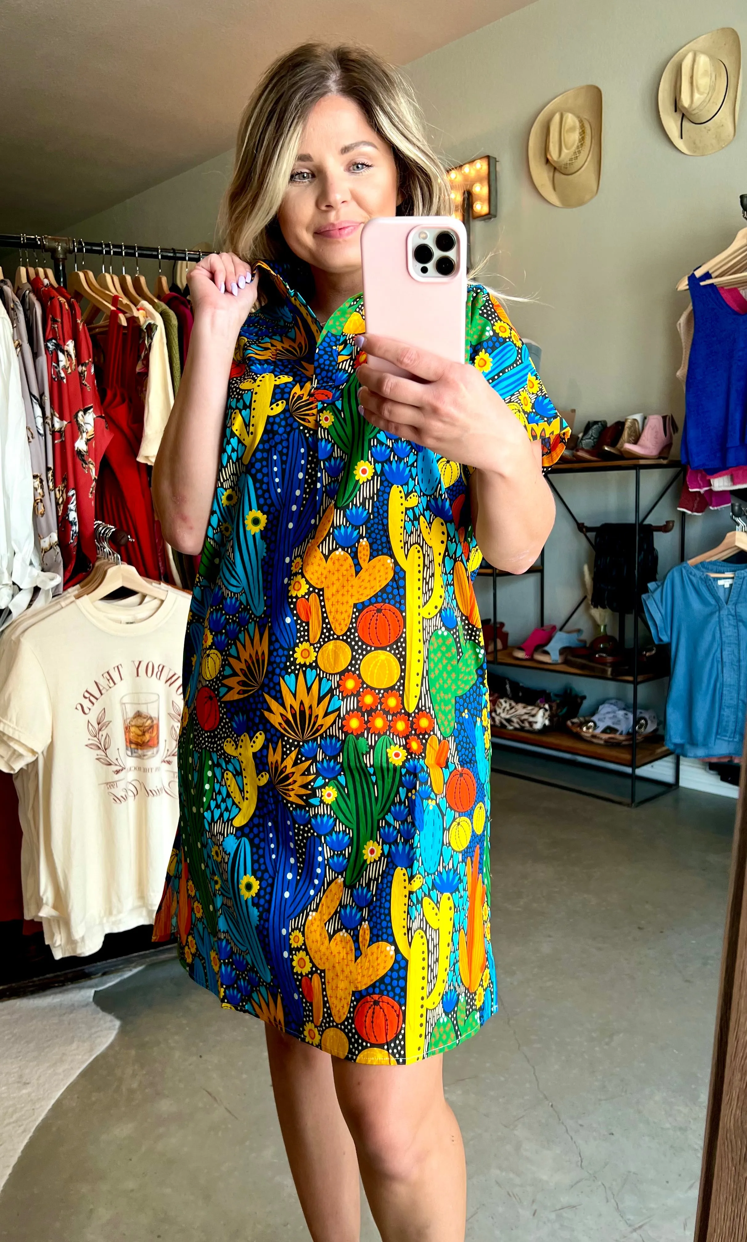 Colorful Cactus Dress