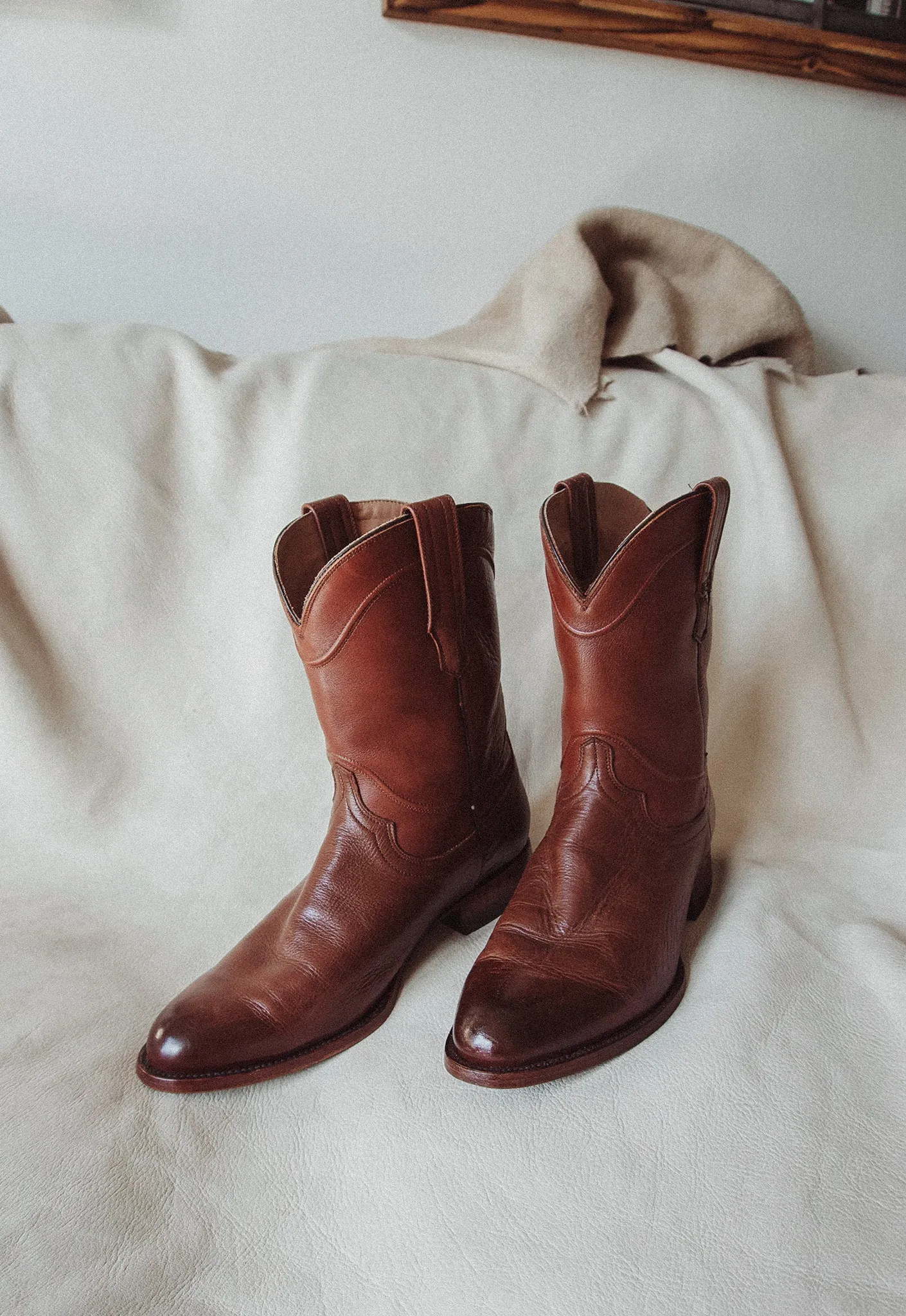 Contemporary Tecovas Bourbon Calf Earl Boots Men's Size 9.5 EE