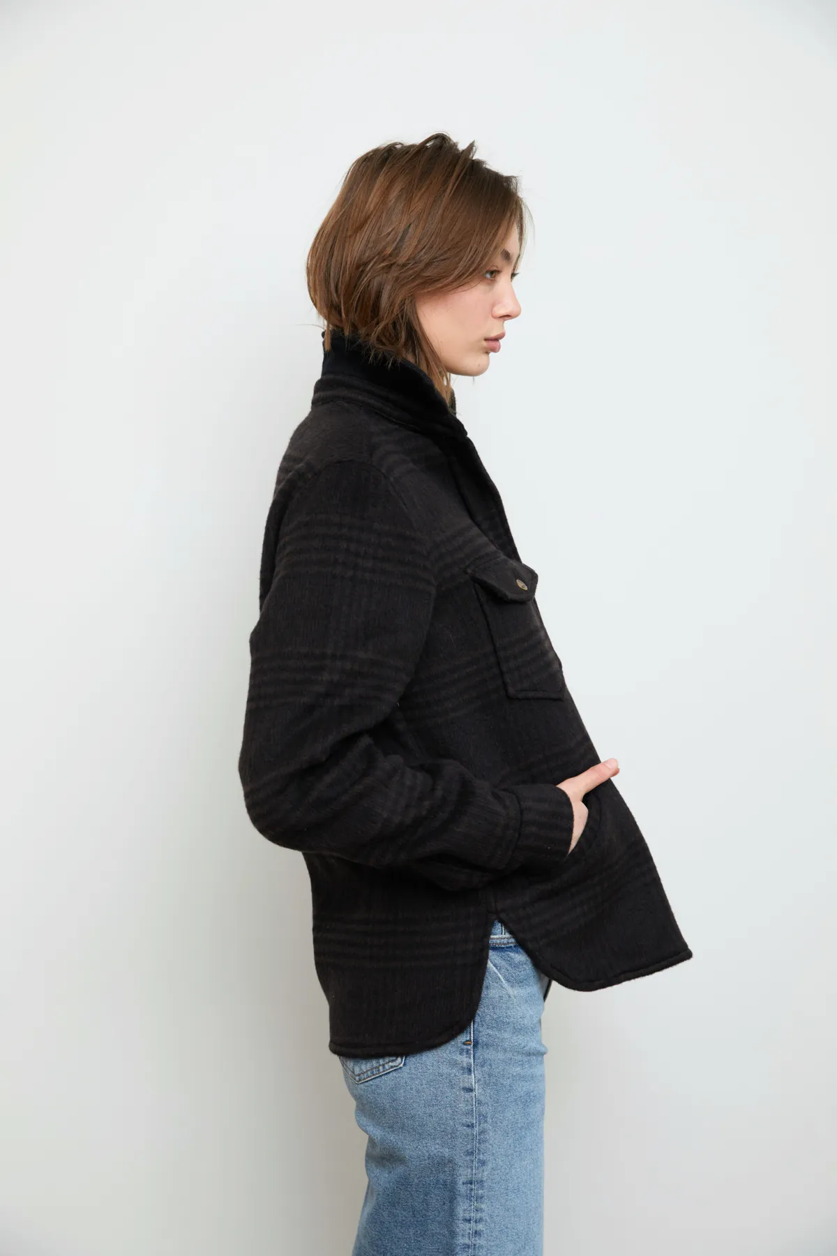 Cottage Coat - Plaid Black/Hazelnut