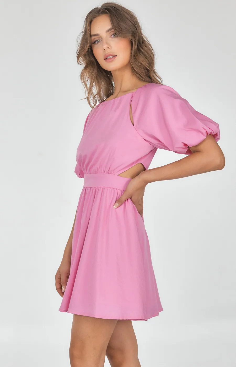 Cut Out Detail Dress (WDR428A)