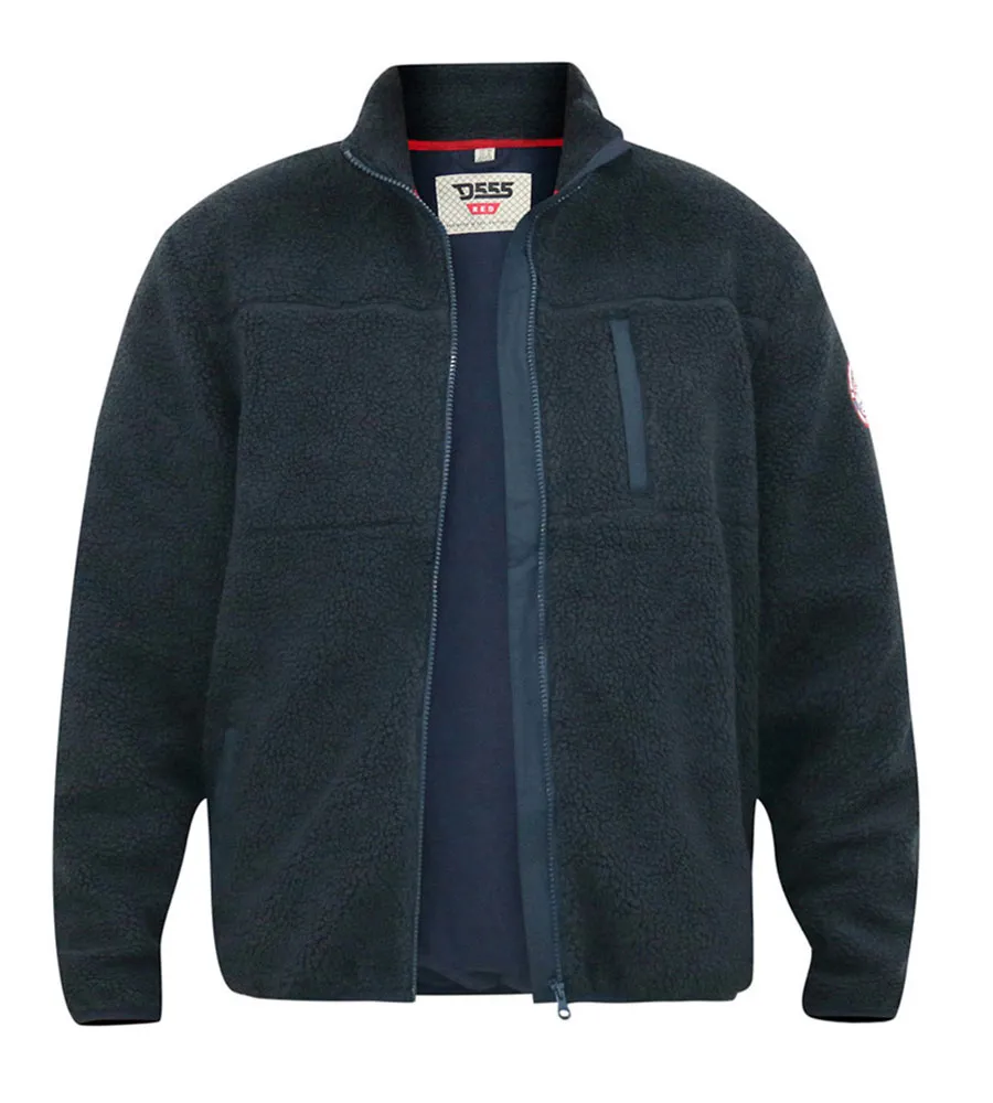 D555 Mens Sherpa Fleece Jacket With Micro Fleece Lining (SMITH)