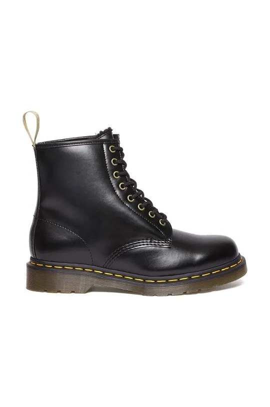 Dr. Martens biker boots Vegan 1460 women's black color DM31136001