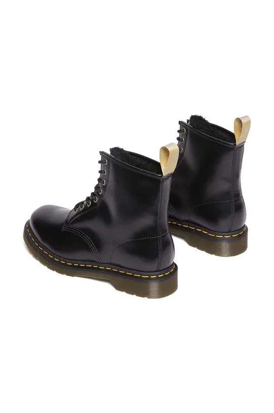 Dr. Martens biker boots Vegan 1460 women's black color DM31136001