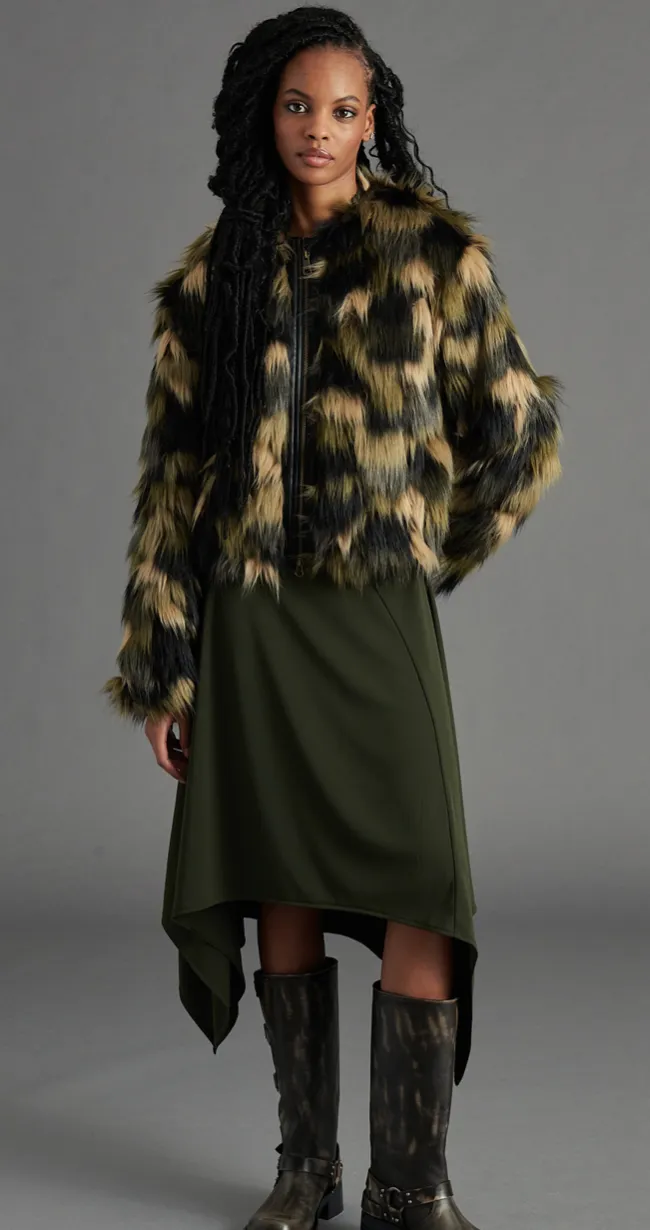 Faux Fur Coat by Steve Madden