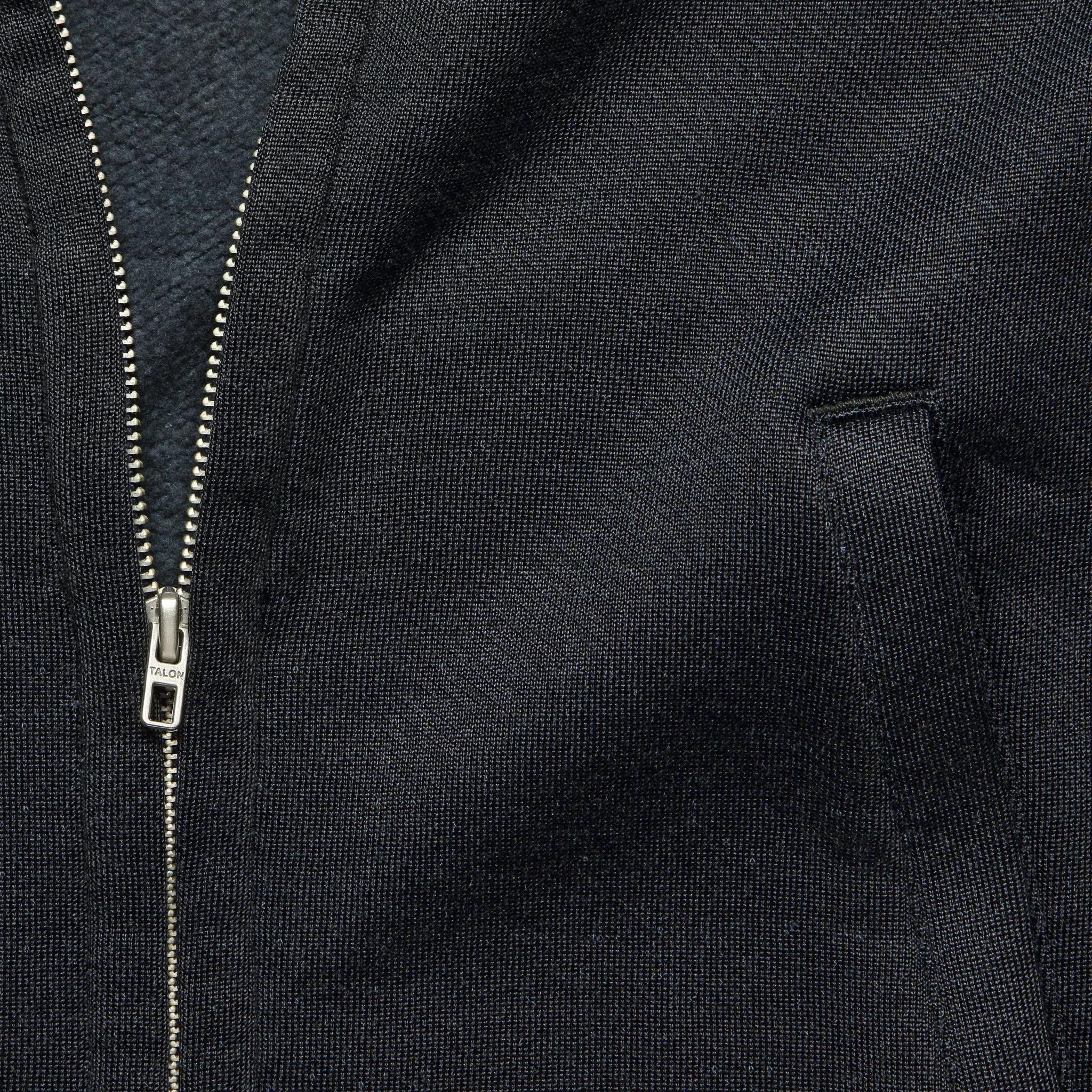 Fleece Baseball Jacket - Navy