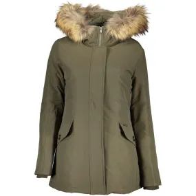 Green Cotton Jackets & Coat