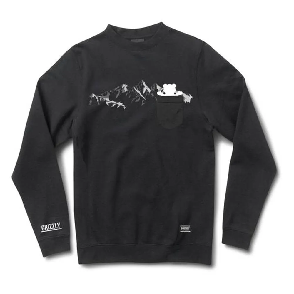 Grizzly Rescue Peak Pocket Crewneck Sweater