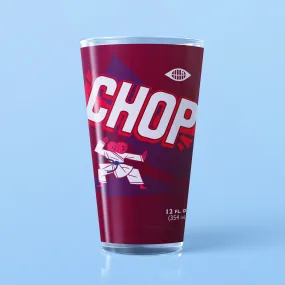 Grounded Chop Pint Glass