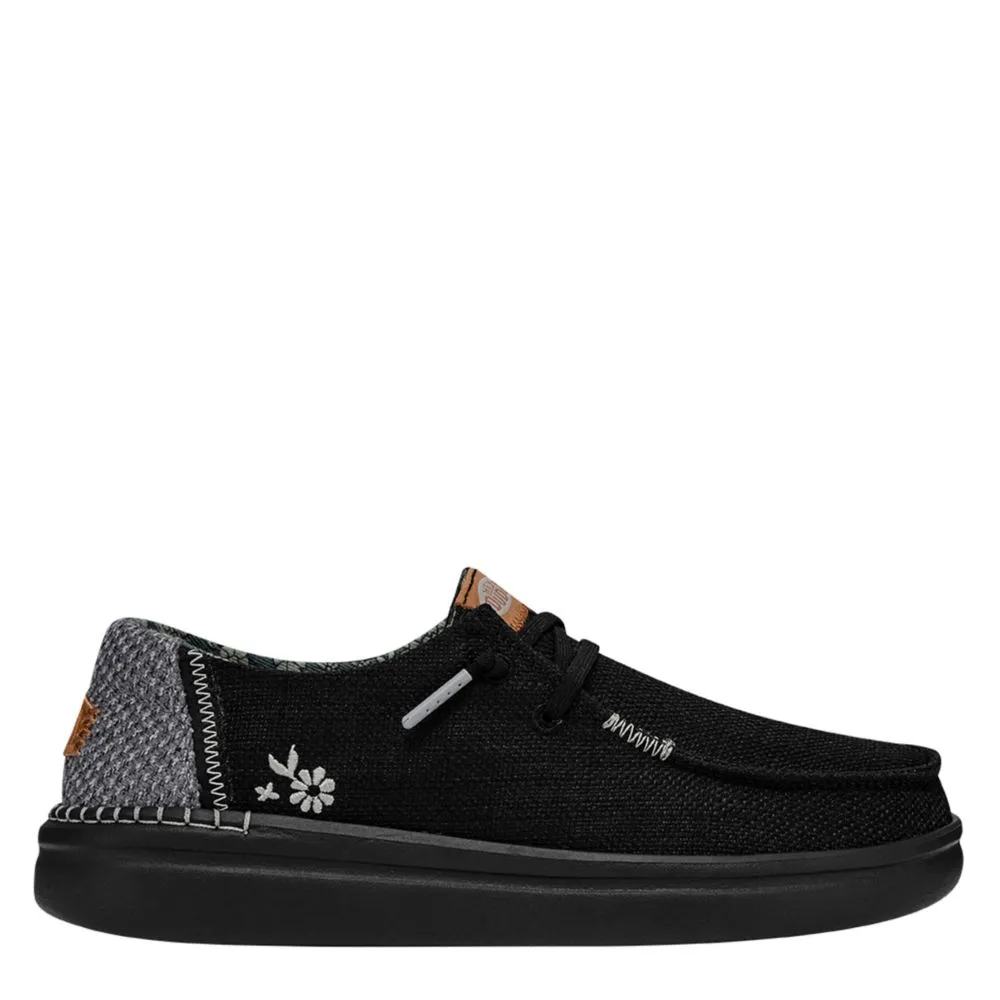 HEYDUDE  WOMENS WENDY RISE SLIP ON SNEAKER