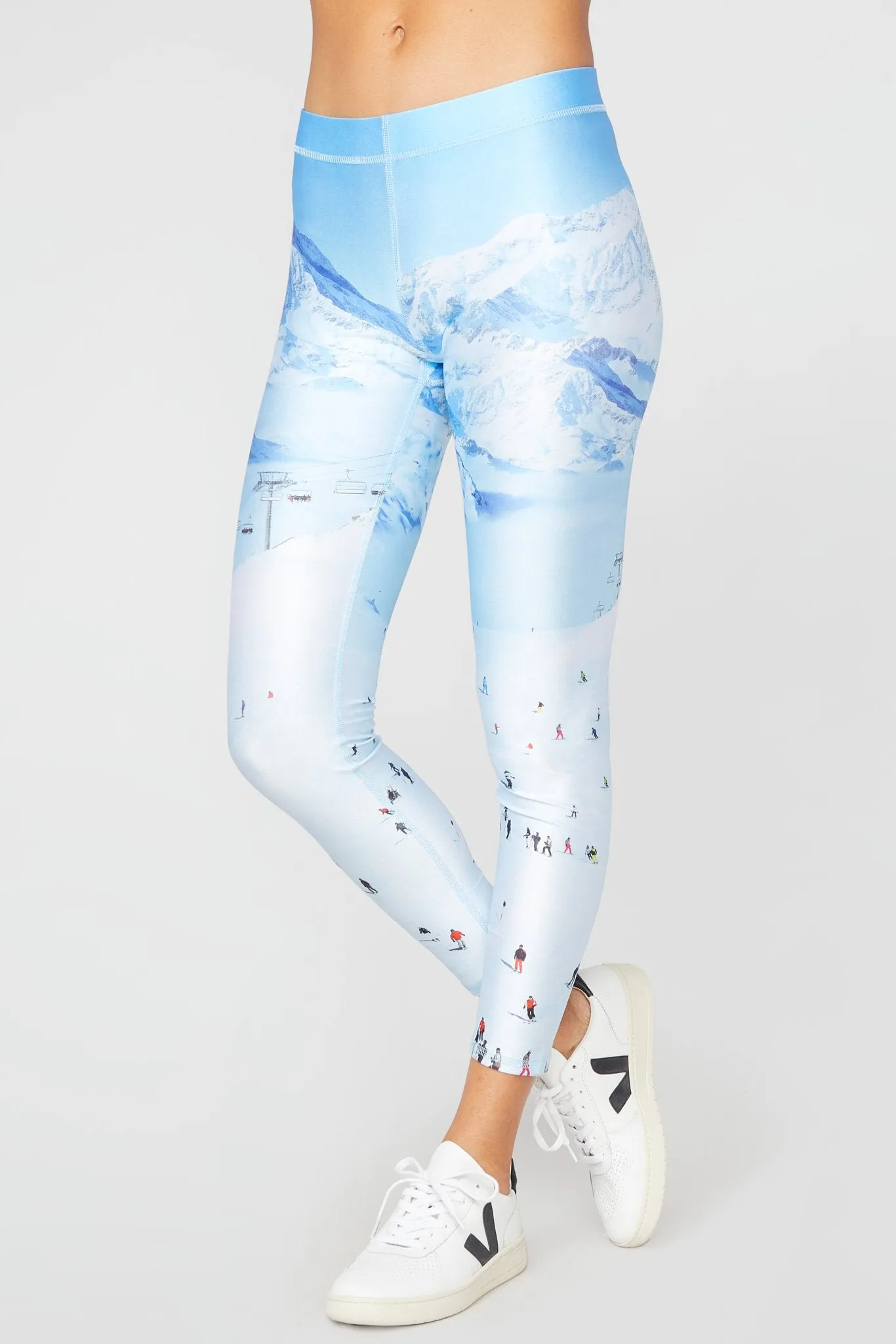 Hi-Shine Leggings in Ski Trip