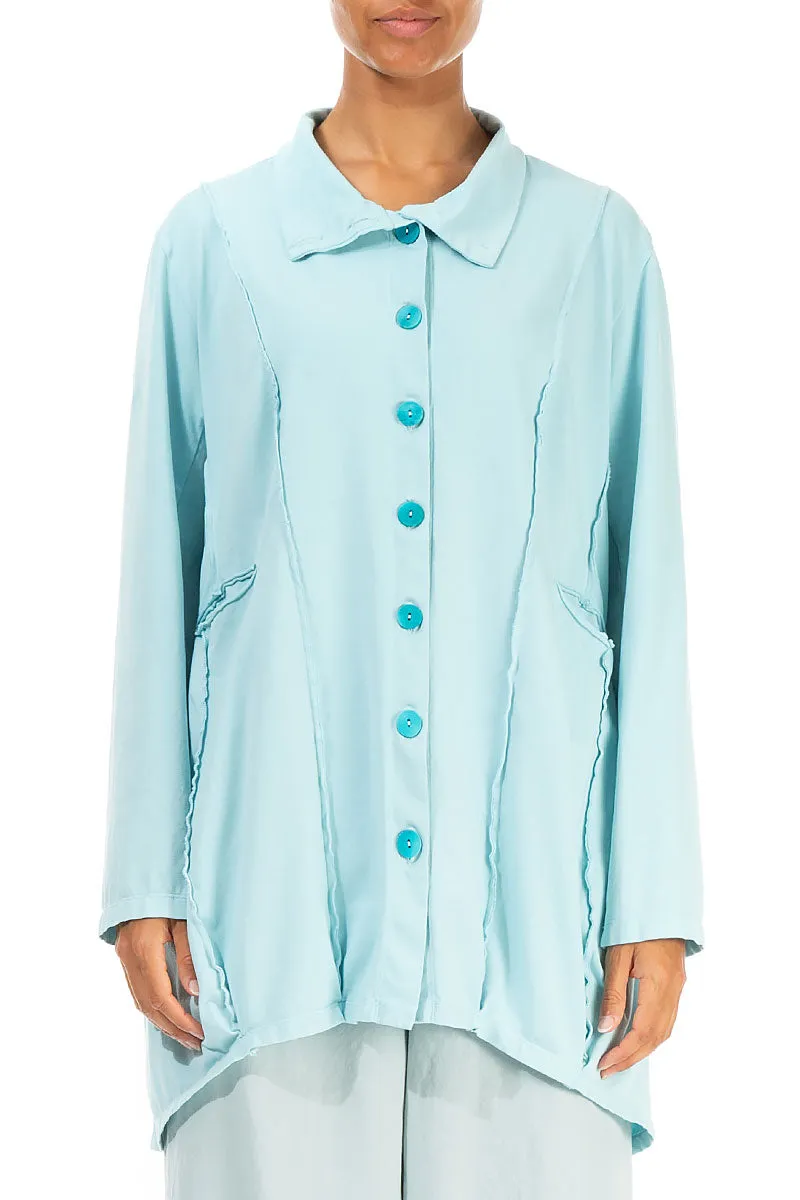 Ice Blue Balloon Cotton Jacket