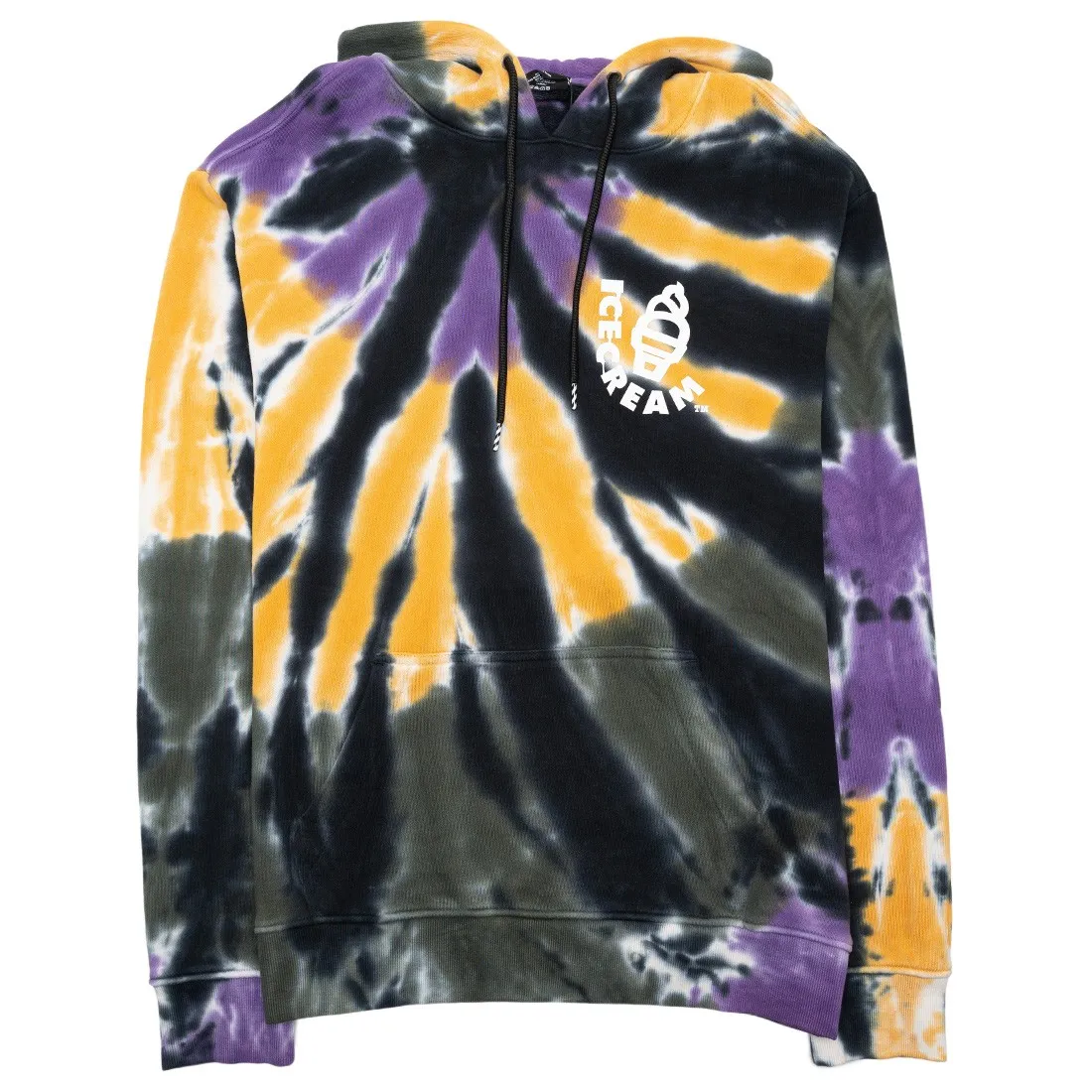 Ice Cream Men Erikson Hoody (purple / tie dye)