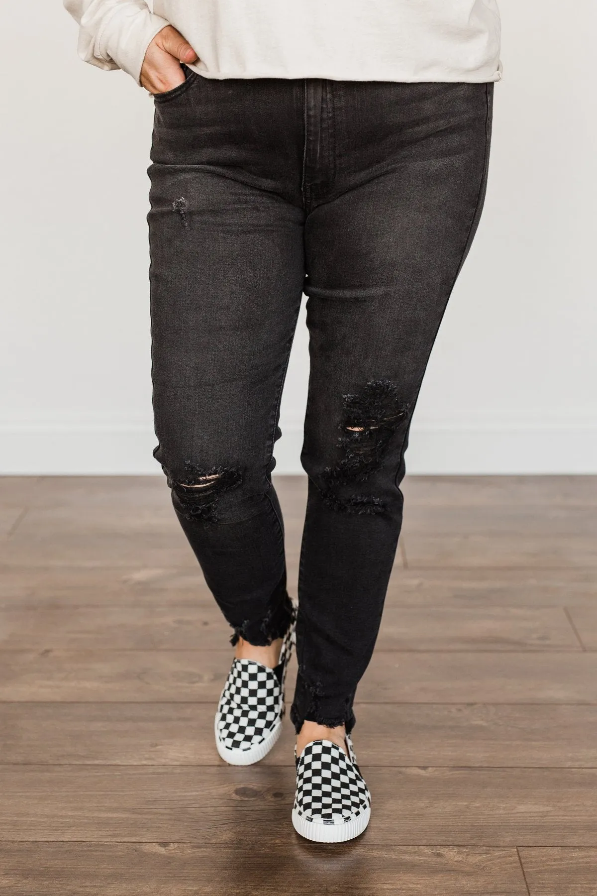 Just USA Distressed Jeans- Evangeline Wash