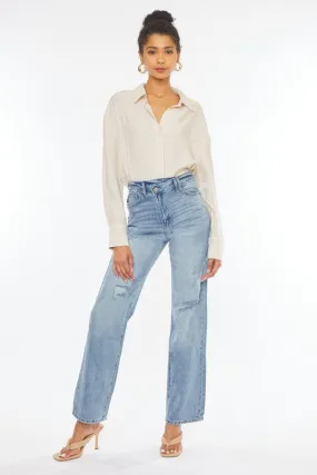 Kan Can 90's Wide Leg Straight Jeans