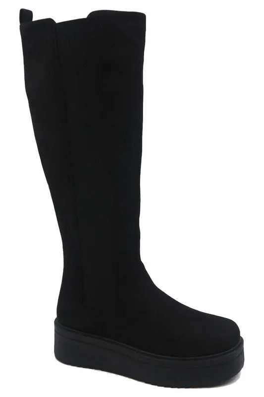 Knee High Wedge Boot