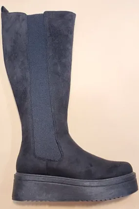 Knee High Wedge Boot