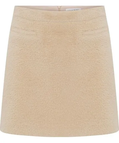 La Loune Women's Neutrals Nova Beige Mini Skirt