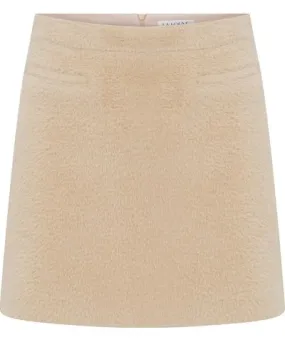 La Loune Women's Neutrals Nova Beige Mini Skirt